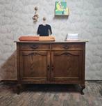 Mooie eikenhouten queen ann commode/dressoir, Ophalen, 105 cm of meer, Minder dan 50 cm, 100 cm of meer