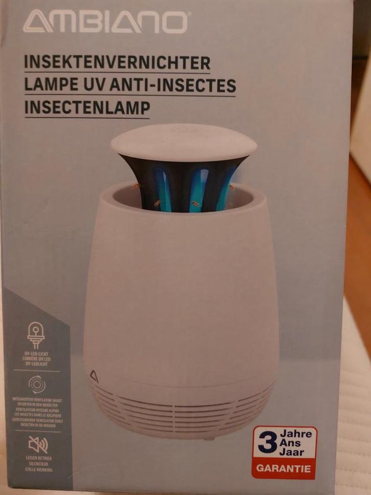 Ambiano Insectenlamp UV - Nieuw in doos!, Tuin en Terras, Overige Tuin en Terras, Nieuw, Ophalen of Verzenden