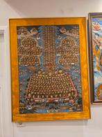 Antieke thangka 100 x 75, Ophalen of Verzenden