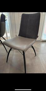 Henders & Hazel eetkamerstoel Kyle antraciet 4 voor €50!, Ophalen, Stof, Gebruikt, Vier
