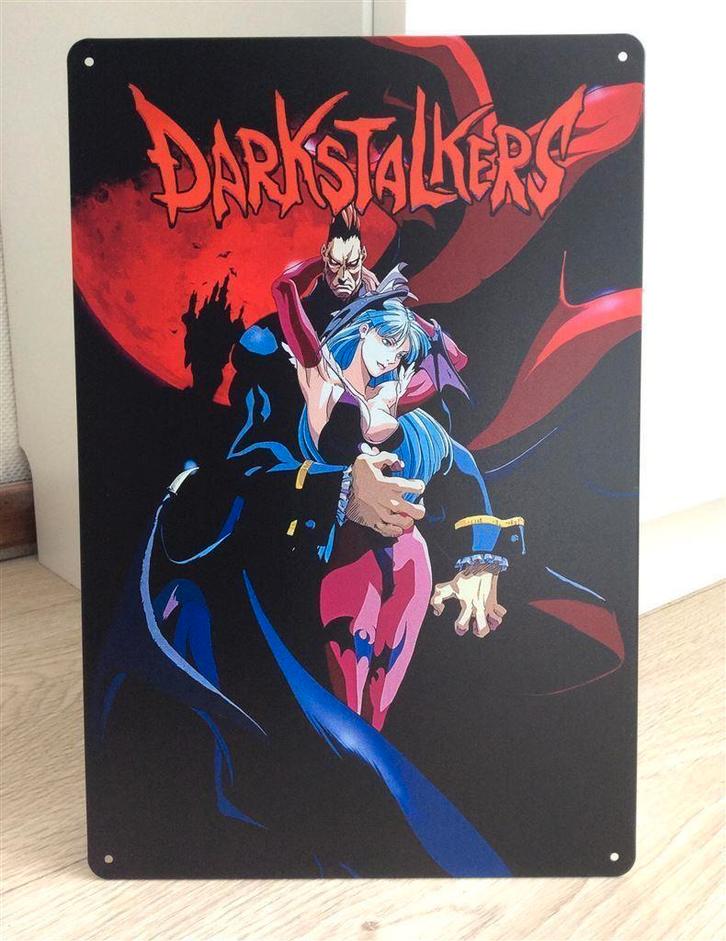 DARKSTALKERS MORRIGAN capcom Metalen Wandbord, Spelcomputers en Games, Games | Overige, Nieuw, 1 speler, Vanaf 3 jaar, Ophalen of Verzenden