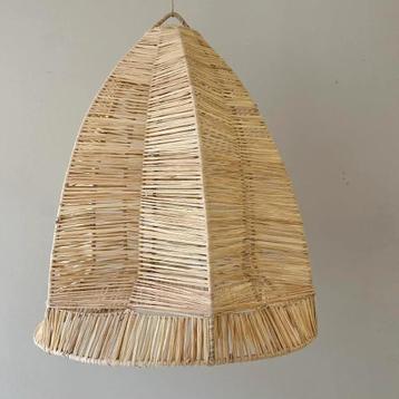 Raffia lampenkap XL beschikbaar voor biedingen