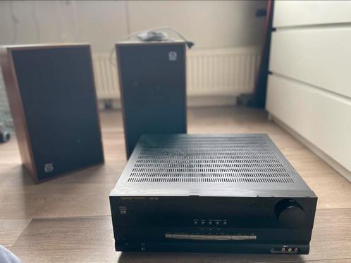 Versteker + speakers, Audio, Tv en Foto, Stereo-sets, Zo goed als nieuw, Speakers, Overige merken, Ophalen of Verzenden