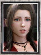 Aerith Gainsborough final Fantasy Game Poster in frame, Verzamelen, Verzenden, Nieuw, Rechthoekig Staand