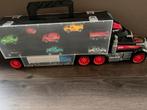 Grote speelgoed vrachtwagen met auto's en accessoires, Ophalen, Gebruikt, Jongen of Meisje