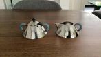 Alessi suikerpot met lepeltje en melkkannetje, Antiek en Kunst, Ophalen of Verzenden