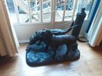 Groot bronzen honden beeld, Antiek en Kunst, Ophalen