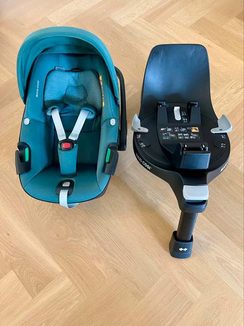 Maxi-Cosi Pebble 360 + Family Fix Base, Kinderen en Baby's, Autostoeltjes, Zo goed als nieuw, Maxi-Cosi, 0 t/m 13 kg, Isofix, Slaapstand