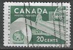 Canada 1956 - Yvert 289 - Textiel industrie (ST), Ophalen, Noord-Amerika, Gestempeld