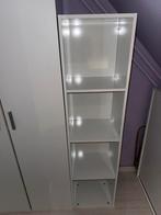 Stevige hoogglans vakkenkast, Huis en Inrichting, Kasten | Boekenkasten, Ophalen, Zo goed als nieuw, 25 tot 50 cm, 100 tot 150 cm