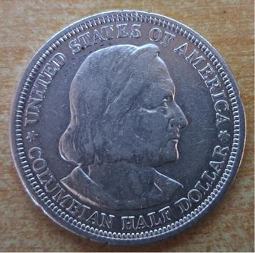 Verenigde Staten, Half Dollar 1893 - zilver beschikbaar voor biedingen