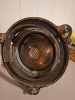 Vintage Industriële spoorweglamp seinlamp zoeklicht, Verzamelen, Ophalen of Verzenden