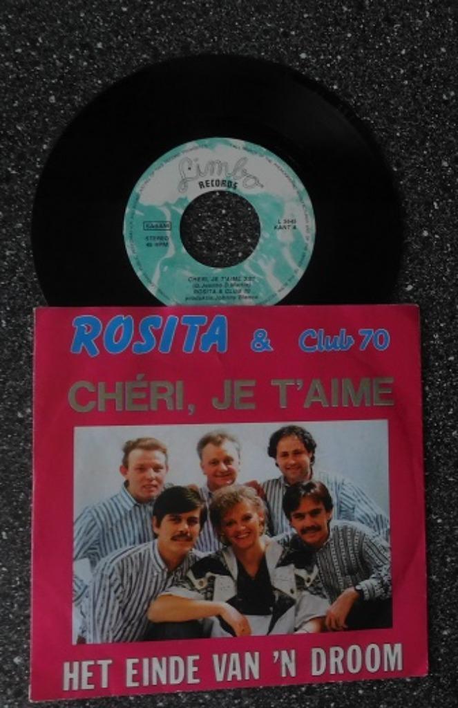 Rosita & Club 70 - chérie je t'aime (vanaf € 3,00), Cd's en Dvd's, Vinyl | Nederlandstalig, Zo goed als nieuw, Levenslied of Smartlap