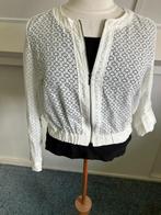 Dreamstar, viscose wit jasje,vestje, blousje met rits L/XL, Dreamstar, Verzenden, Wit, Maat 42/44 (L)