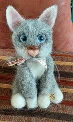 Genaaldvilt Poesje Katje Kitten wol naaldvilten handgemaakt, Ophalen of Verzenden, Nieuw, Overige typen, Wolvilt