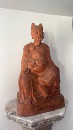 Terra cotta Boeddha, meester, oosterse kunst. Antiek?, Ophalen of Verzenden, Zo goed als nieuw