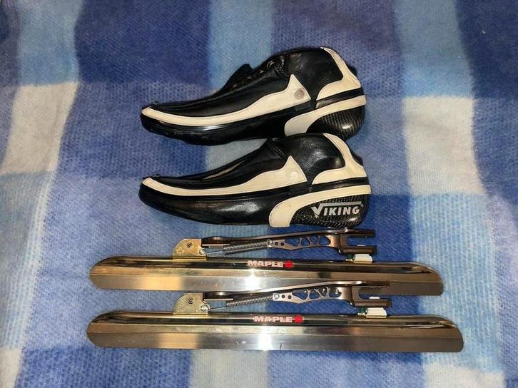 Viking Gold mt 43 met Maple Comet Lazer klapset., Sport en Fitness, Schaatsen, Zo goed als nieuw, Noren, Viking, Ophalen of Verzenden
