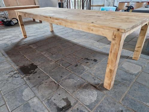 3 meter lange boerentafel mooi geleefd blad, Huis en Inrichting, Tafels | Eettafels, Zo goed als nieuw, 200 cm of meer, Vijf personen of meer