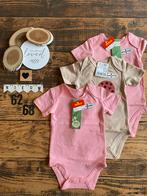 Baby girl 3x romper korte mouw roze beige wibra maat 62/68, Nacht- of Onderkleding, Meisje, Nieuw, Ophalen of Verzenden