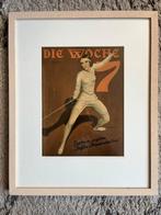 Prent Die Woche (1932) schermen/sport, Ophalen, Zo goed als nieuw, Voor 1940, Prent