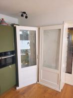 Prachtige schuifdeuren met geëtst glas | En suite glasdeur, Ophalen, Gebruikt, 80 tot 100 cm, Glas