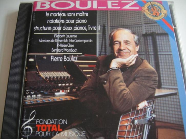 BOULEZ Le marteau sans maitre CD CBS, Cd's en Dvd's, Cd's | Klassiek, Gebruikt, Orkest of Ballet, Modernisme tot heden, Ophalen of Verzenden