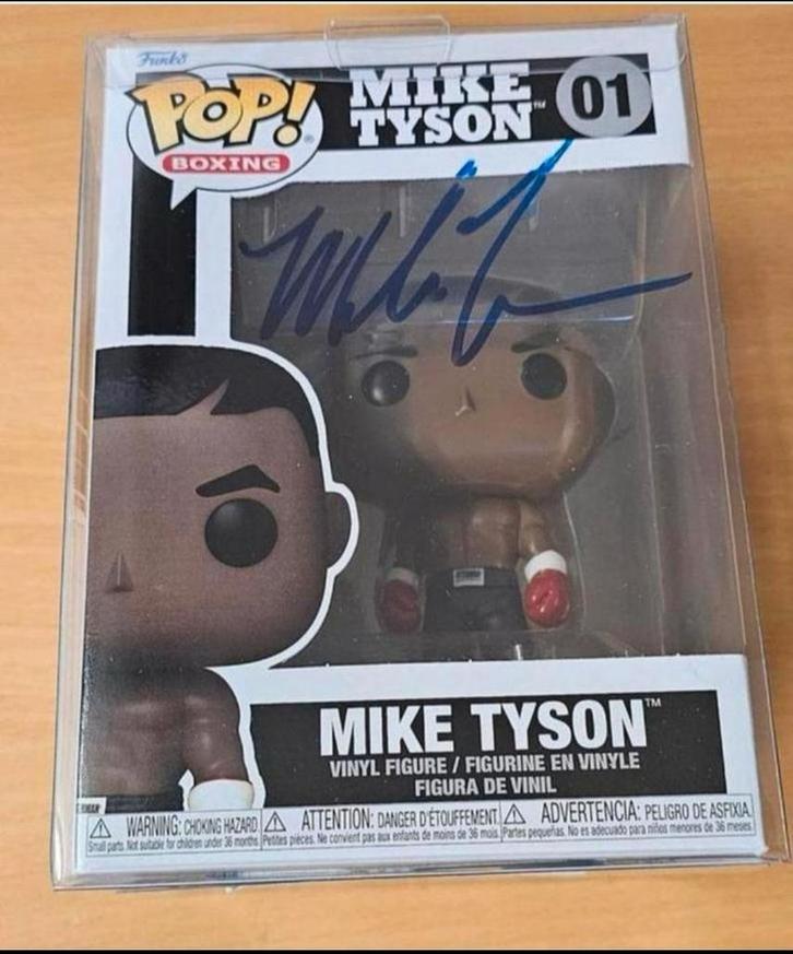 Gesigneerde Mike Tyson Funko Pop! Boxing 01 beckett, Verzamelen, Poppetjes en Figuurtjes, Nieuw, Ophalen of Verzenden