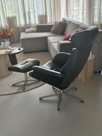 Conform Time Out stoel met hocker, Huis en Inrichting, Fauteuils, Ophalen, Gebruikt, Metaal