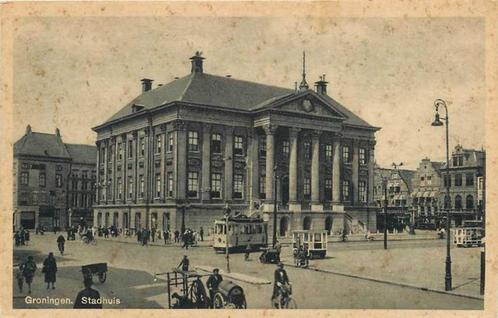 (300-067-037) Groningen Stadhuis, Verzamelen, Ansichtkaarten | Nederland, Groningen, Verzenden
