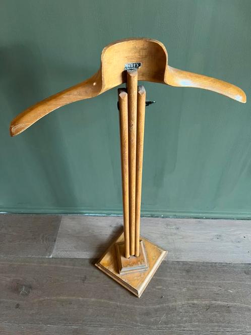Oude Franse Art-Deco verstelbare kledingstandaard gemerkt, Antiek en Kunst, Kunst | Designobjecten, Ophalen of Verzenden