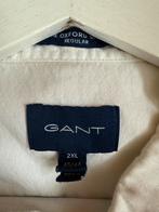 Gant Wit Overhemd - Maat XL/2XL, Kleding | Heren, Overhemden, Ophalen of Verzenden, Gedragen, Wit, Halswijdte 43/44 (XL)