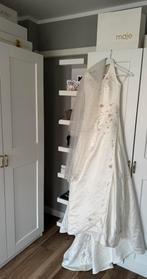 Trouwjurk Italiaans ontwerp  maat 34 XS, Kleding | Dames, Ophalen of Verzenden, Zo goed als nieuw, Wit, Trouwjurk