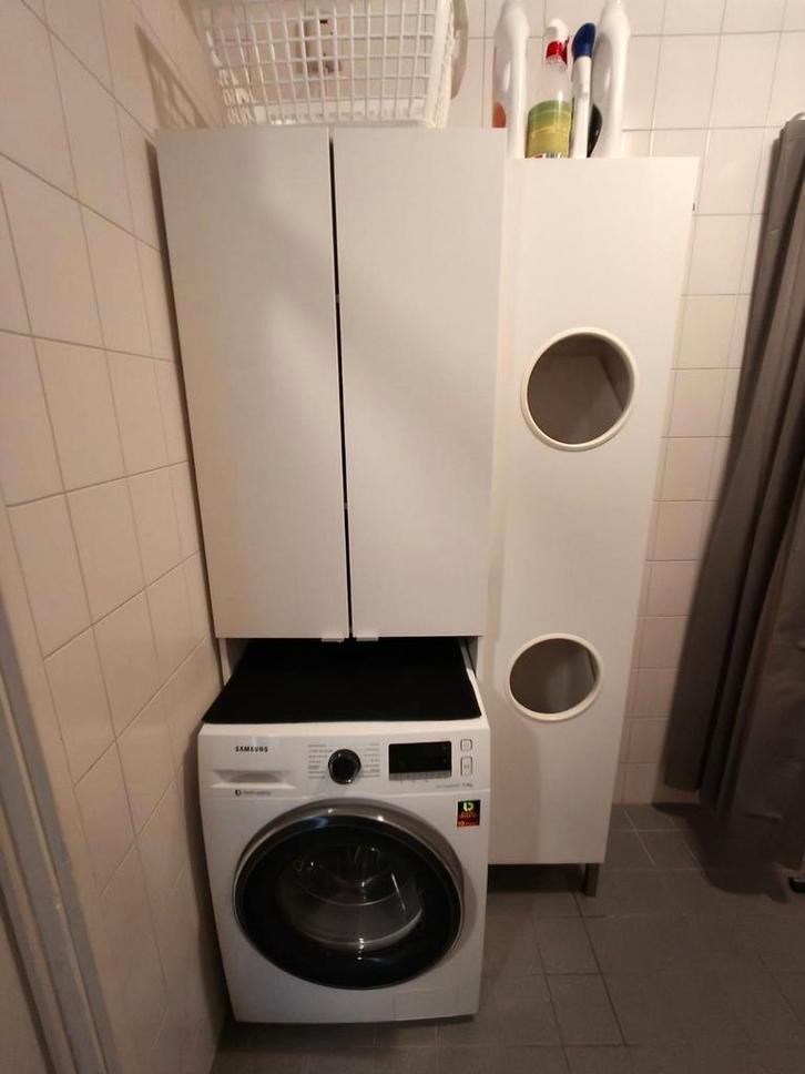 Ikea Nysjon Wasruimtekast - Perfecte Opbergoplossing!, Huis en Inrichting, Kasten | Kledingkasten, Zo goed als nieuw, 150 tot 200 cm