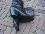 GRATIS VERZENDEN MOOIE ZWART BRUINE LEREN SENDRA LAARZEN 40, Hoge laarzen, Verzenden, Zwart, Sendra 40