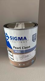 Sigma Pearl Clean Matt White Wood 201 LAB Paint geseald, Doe-het-zelf en Verbouw, Verf, Beits en Lak, Overige kleuren, Nieuw, Ophalen of Verzenden