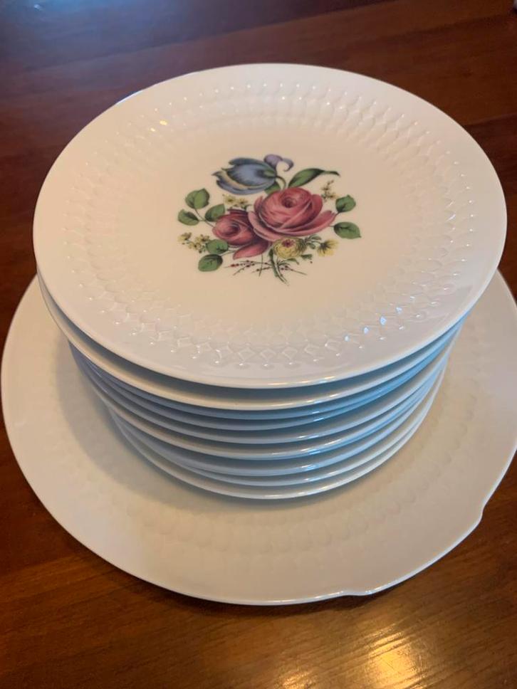 Vintage Winterling Bavaria Gebakstel, Huis en Inrichting, Keuken | Servies, Zo goed als nieuw, Bord(en), Overige stijlen, Porselein