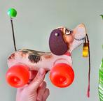 Vintage houten Fisher Price Snoopy trekhondje, Ophalen of Verzenden