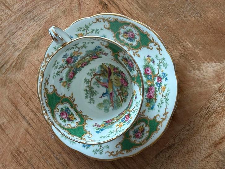 Vintage Coalport Kop en Schotel, Antiek en Kunst, Antiek | Porselein, Ophalen of Verzenden