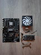 Moederbord/cpu/ram/videokaart/cpu cooler, Ophalen of Verzenden, Zo goed als nieuw