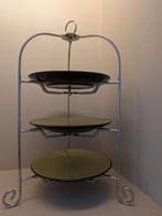 4 Metalen (inklapbare) etagères p.stuk 15 euro, Ophalen