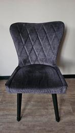 6 Eetkamerstoelen van Urban Sofa in blauwgrijze stof, Huis en Inrichting, Ophalen, Gebruikt, Vijf, Zes of meer stoelen, Stof