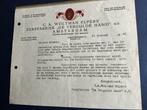 Oude reclame C.A. Woltman Elpers' Zeepfabriek Amsterdam 1940, Verzenden, Gebruikt