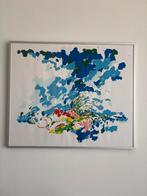 Henk Hofstra ‘91 50x60 cm, Antiek en Kunst, Kunst | Schilderijen | Abstract, Ophalen of Verzenden