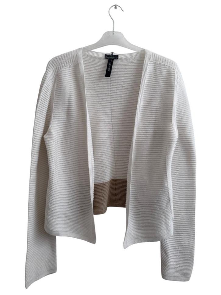 Marc Cain vest M, Kleding | Dames, Truien en Vesten, Zo goed als nieuw, Maat 38/40 (M), Wit, Ophalen of Verzenden