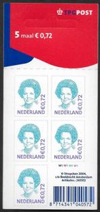 Beatrix Va2245 W1W1W2W1 Logo TPG post dicht hangoog. € 0,72, Postzegels en Munten, Ophalen of Verzenden, Na 1940, Postfris