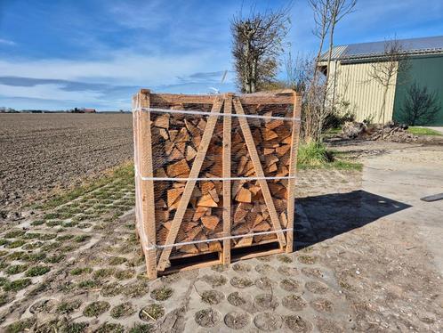 Droog Eikenhout - Klaar om te Stoken!, Tuin en Terras, Haardhout, Blokken, Eikenhout, 6 m³ of meer, Ophalen of Verzenden