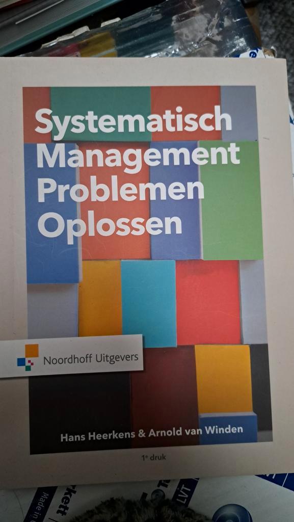 Systematisch Management Problemen Oplossen, Boeken, Studieboeken en Cursussen, Zo goed als nieuw, HBO, Beta, Ophalen of Verzenden