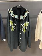 Zwarte trui met borduursel en parels, Kleding | Dames, Truien en Vesten, Ophalen of Verzenden, Nieuw, Maat 38/40 (M), Zwart