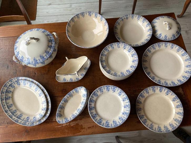Antiek Frans Servies, Primevère,, Antiek en Kunst, Antiek | Servies compleet, Ophalen