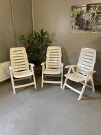 3 Hartman Tuinstoelen - Kunststof, Tuin en Terras, Tuinstoelen, Ophalen, Gebruikt, Kunststof, Inklapbaar